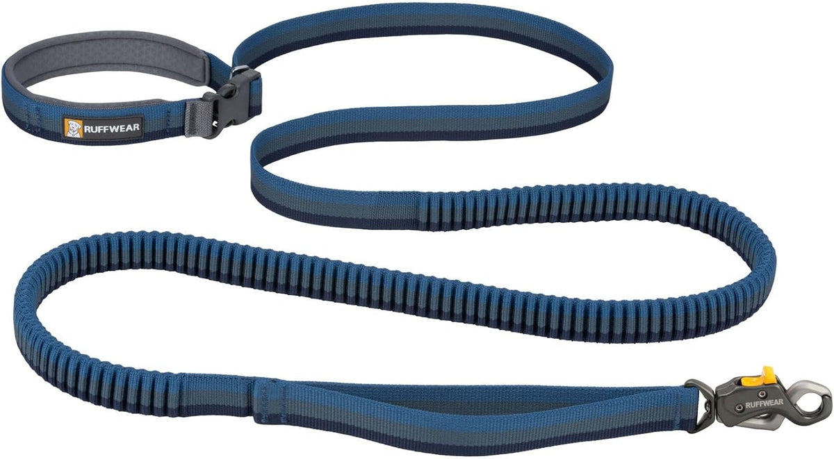 Ruffwear Roamer Lock Bungee-Hundeleine, Orion Blue