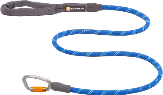 Ruffwear Knot-a-Leash reflektierende Hundeleine aus Seil, Blue Pool, Large