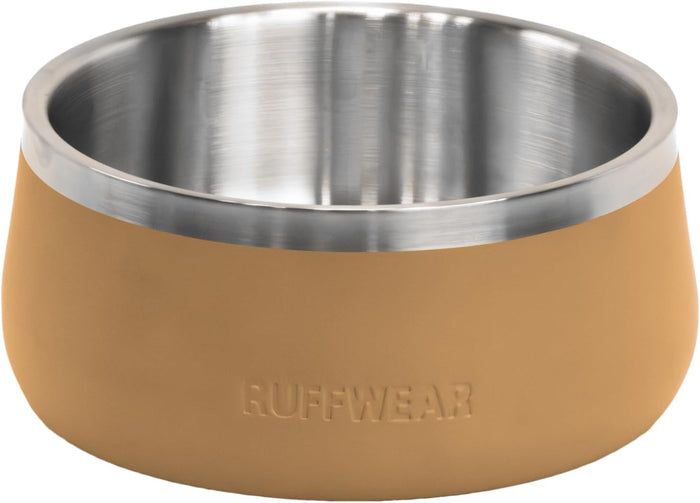 Ruffwear Basecamp Stainless Steel Dog Bowl - Cattail Tan